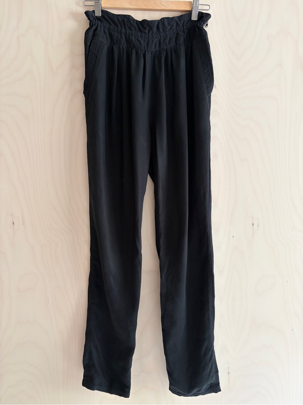 Wilfred Black Paperbag Waist Trousers